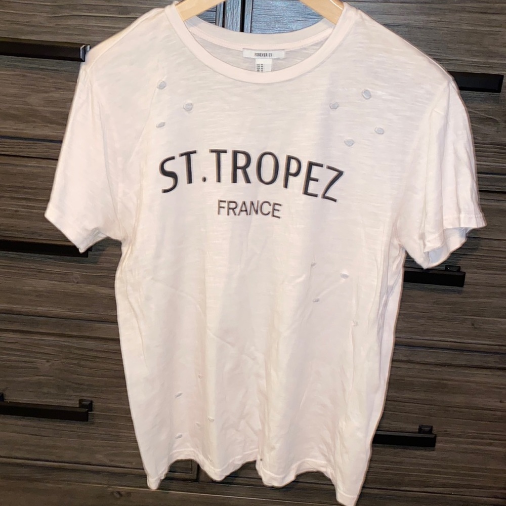 Forever 21 peach tee shirt